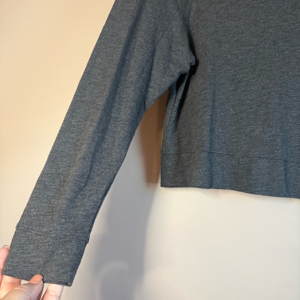 MADEWELL Highpoint Dolman-Sleeve Tee Top Charcoal Gray SZ/MED - Picture 5 of 8